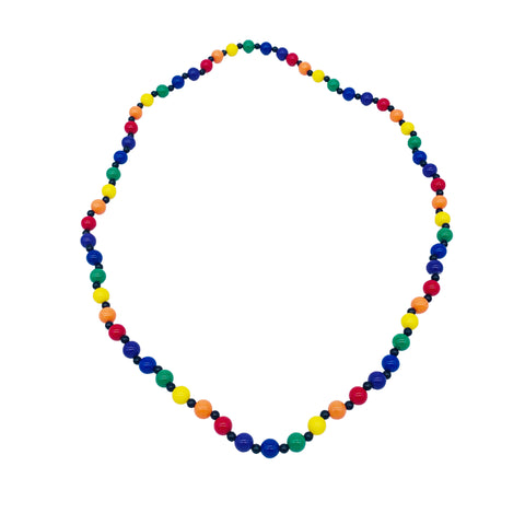 Rainbow Pride Beads Necklace