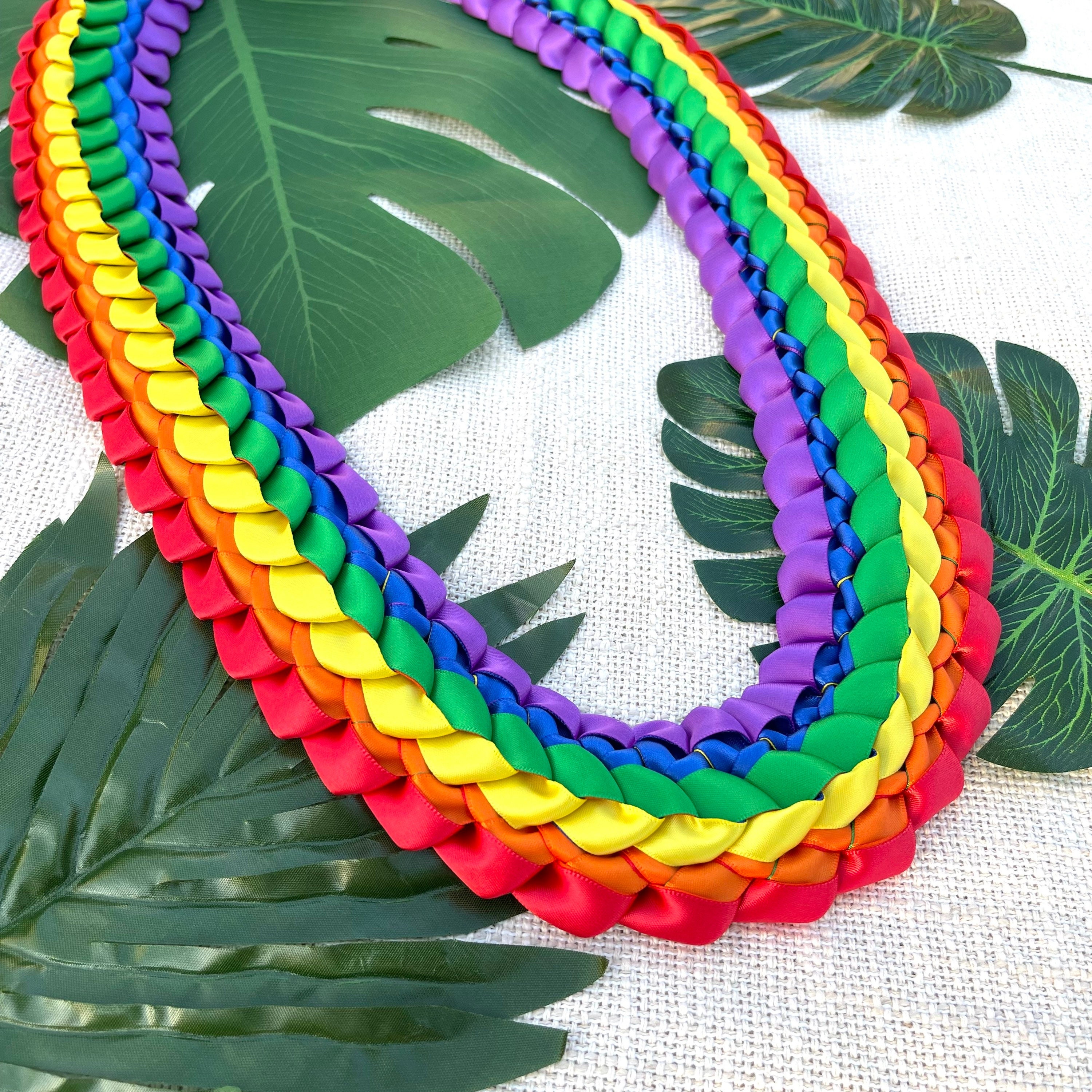 Rainbow Pride Lei Necklace