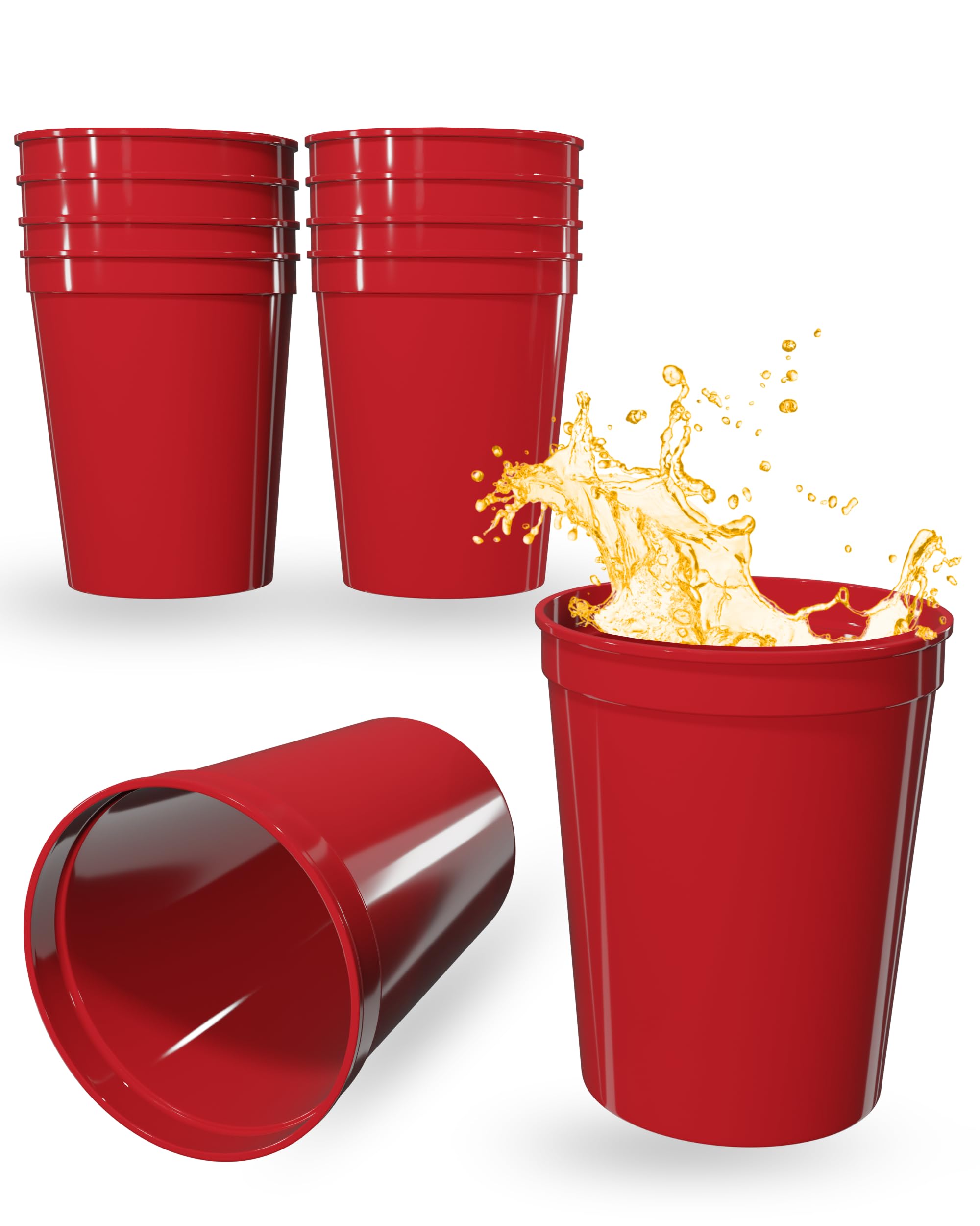 Red Party Cups — Bulk Pack