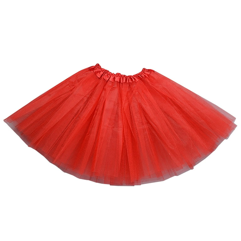 Red Tutu Skirt — Adult